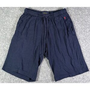 Polo Ralph Lauren Sleepwear Shorts Mens Small Blue Drawstring Lounge Casual 9"